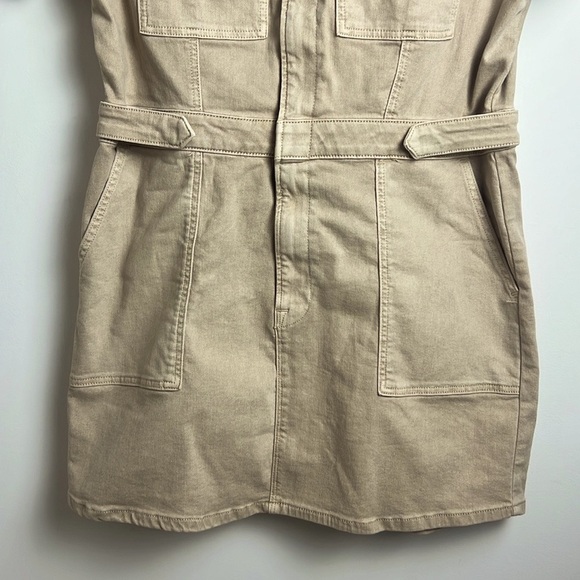 Anthropologie Good American Fit For Success Tan Mini Dress Size XL - Picture 6 of 10